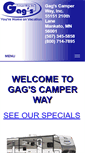 Mobile Screenshot of gagscamperway.com